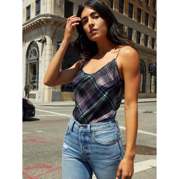 Lera Plaid Tank Lera Plaid Tank