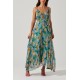 Loralee Floral Pleat Dress Loralee Floral Pleat Dress