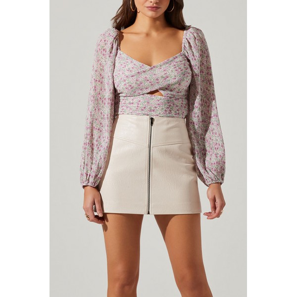 Plisse Print Blouse Plisse Print Blouse