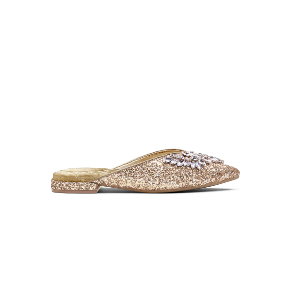 The Swan - Jeweled Gold Sparkle The Swan - Jeweled Gold Sparkle