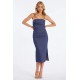 Naomi Strapless Denim Dress Naomi Strapless Denim Dress