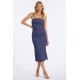 Naomi Strapless Denim Dress Naomi Strapless Denim Dress