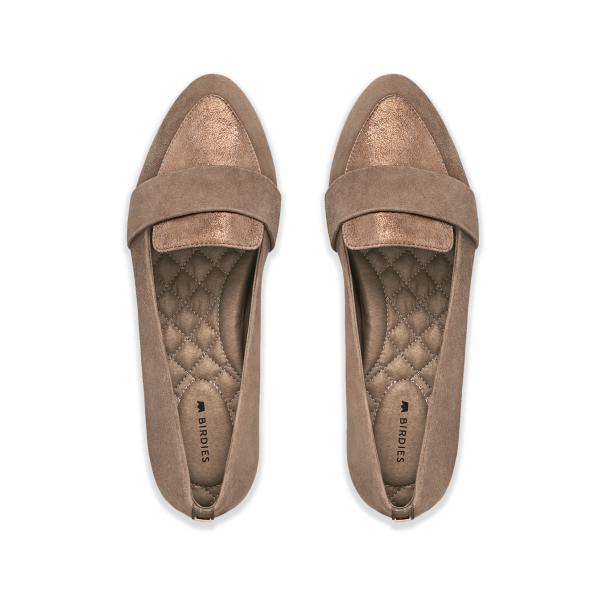 The Blackbird - Oak Shimmer Suede The Blackbird - Oak Shimmer Suede