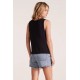 V Neck Gauze Tank V Neck Gauze Tank