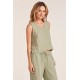 V Neck Gauze Tank V Neck Gauze Tank