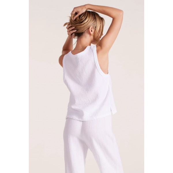 V Neck Gauze Tank V Neck Gauze Tank