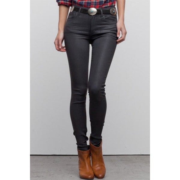 Leatherette Rocket High Rise Jean Leatherette Rocket High Rise Jean