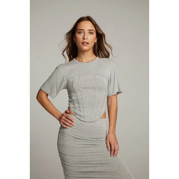 Bayside Heather Grey Tee Bayside Heather Grey Tee