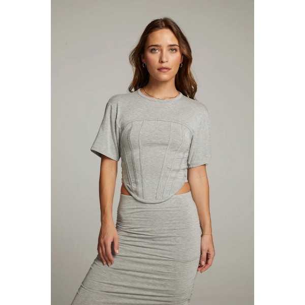 Bayside Heather Grey Tee Bayside Heather Grey Tee