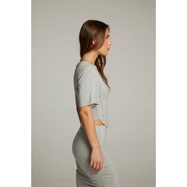 Bayside Heather Grey Tee Bayside Heather Grey Tee