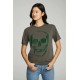 Flocked Skull Tee Flocked Skull Tee