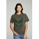 Flocked Skull Tee Flocked Skull Tee