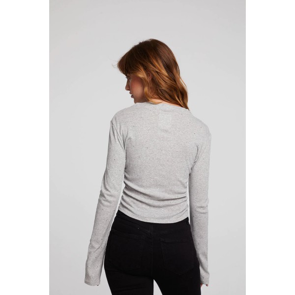 Crystal Shirred Top Crystal Shirred Top