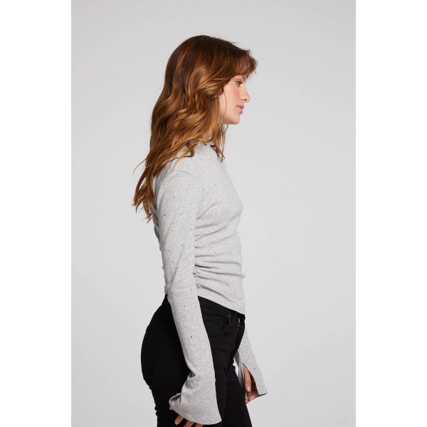 Crystal Shirred Top Crystal Shirred Top
