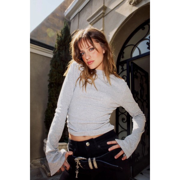 Crystal Shirred Top Crystal Shirred Top