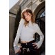Crystal Shirred Top Crystal Shirred Top