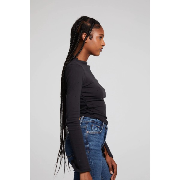 Crystal Shirred Top Crystal Shirred Top