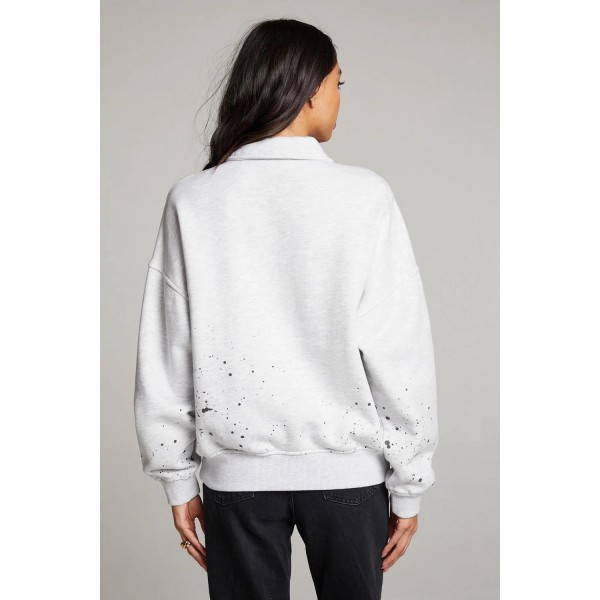 New York Splatter Paint Half Zip New York Splatter Paint Half Zip