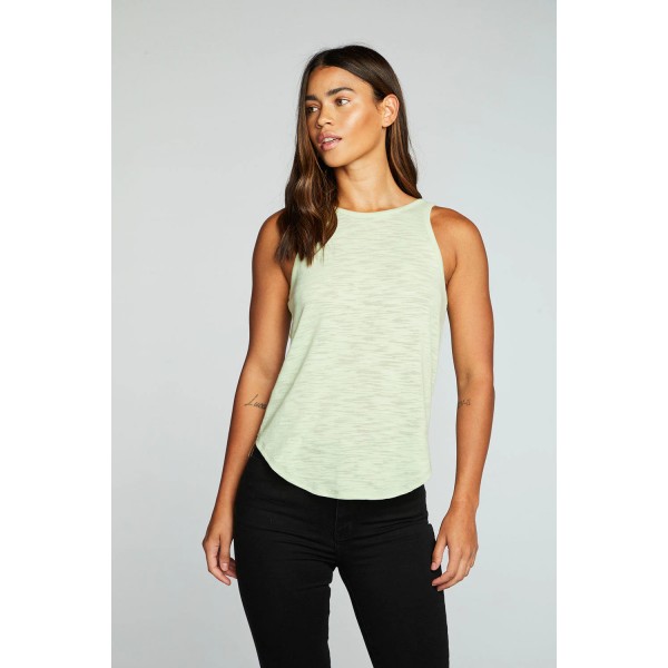 Ruffle V Back Tank Ruffle V Back Tank