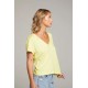 Linen V-Neck Tee Linen V-Neck Tee