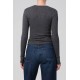 Emma V-nk Rib Top Emma V-nk Rib Top