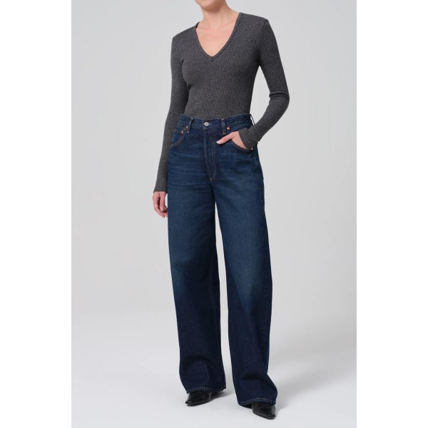 Emma V-nk Rib Top Emma V-nk Rib Top