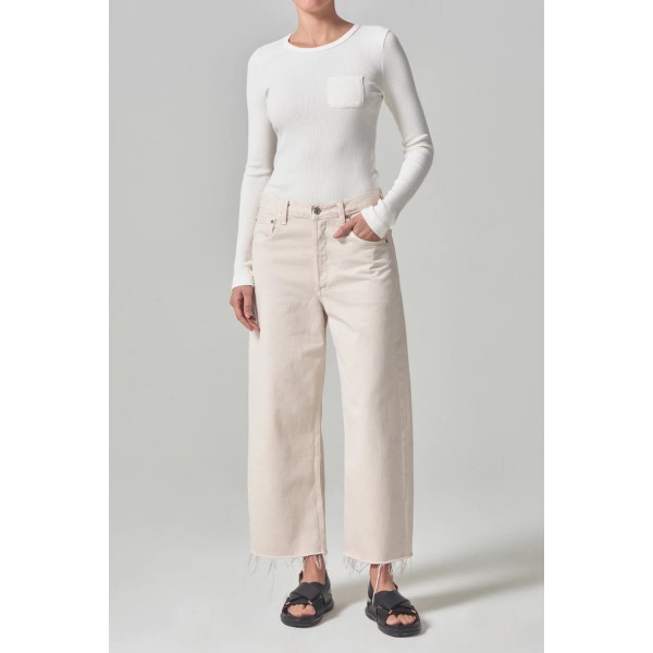 Ayla Raw Hem Crop Ayla Raw Hem Crop