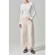 Ayla Raw Hem Crop Ayla Raw Hem Crop