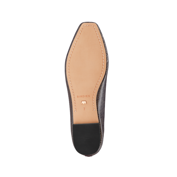 The Crane - Espresso Embossed Leather The Crane - Espresso Embossed Leather