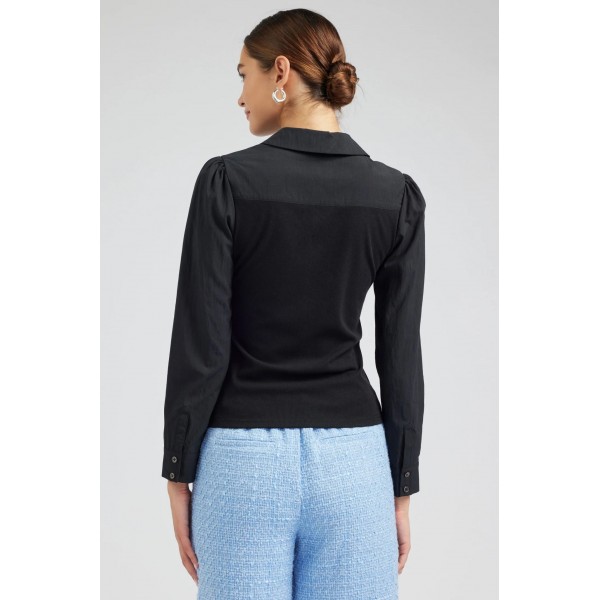 Collared Knit Top Collared Knit Top