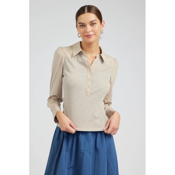 Collared Knit Top Collared Knit Top