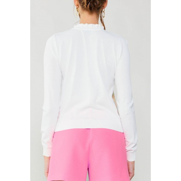 Woven Combo Print Sweater Woven Combo Print Sweater