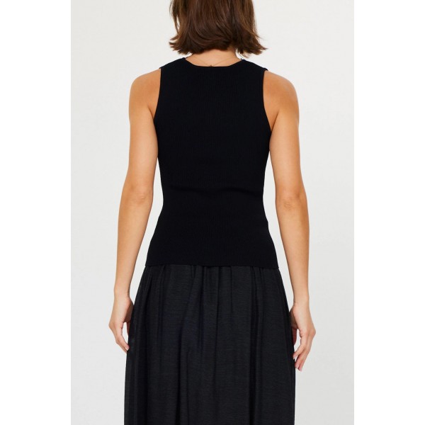 Lace Trim Knit Tank Lace Trim Knit Tank