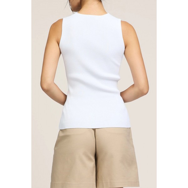 Lace Trim Knit Tank Lace Trim Knit Tank