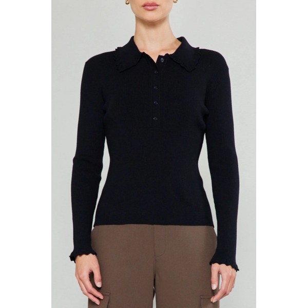 Polo Henley Knit Polo Henley Knit