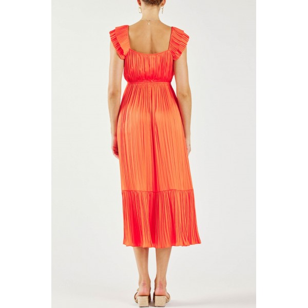 Flutter Sleeve Midi Dress Flutter Sleeve Midi Dress