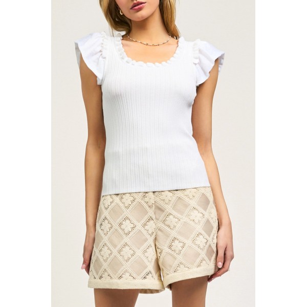 Ruffle Sleeve Top Ruffle Sleeve Top