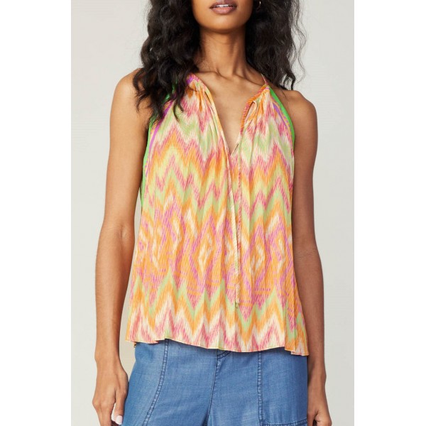 Gradient Chevron Tank Gradient Chevron Tank