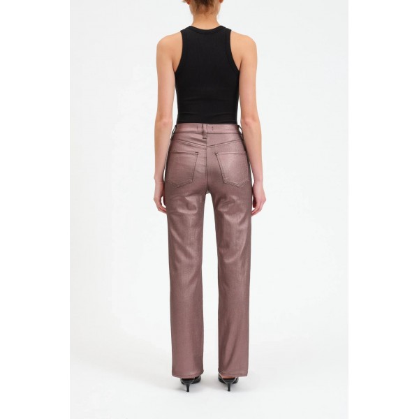 Sundaze High Rise Vintage Straight in Coated Penny Sundaze High Rise Vintage Straight in Coated Penny