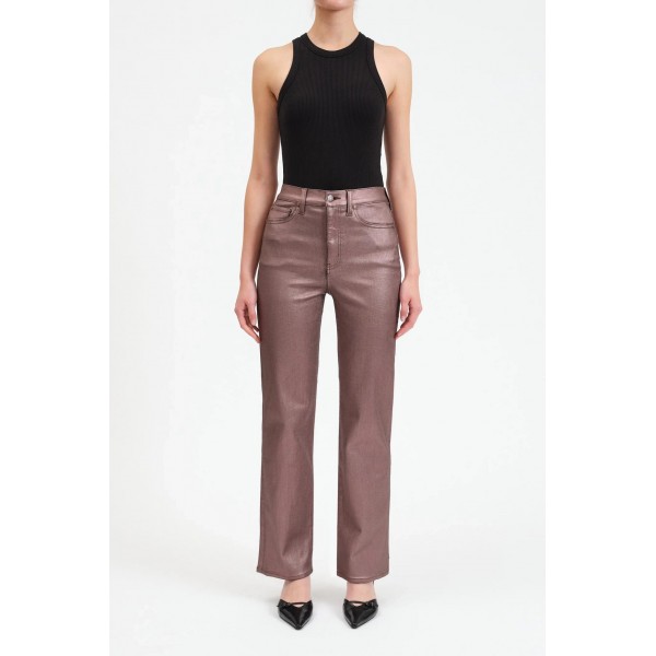 Sundaze High Rise Vintage Straight in Coated Penny Sundaze High Rise Vintage Straight in Coated Penny