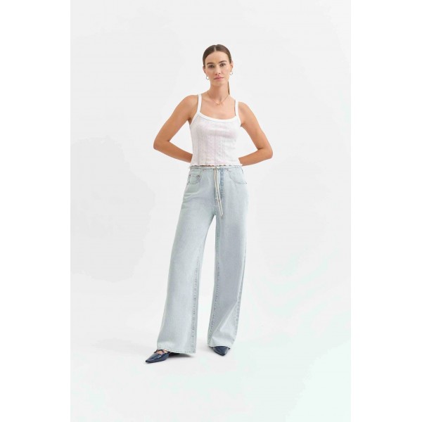 Madison Mid Rise Wide Leg Jean Madison Mid Rise Wide Leg Jean