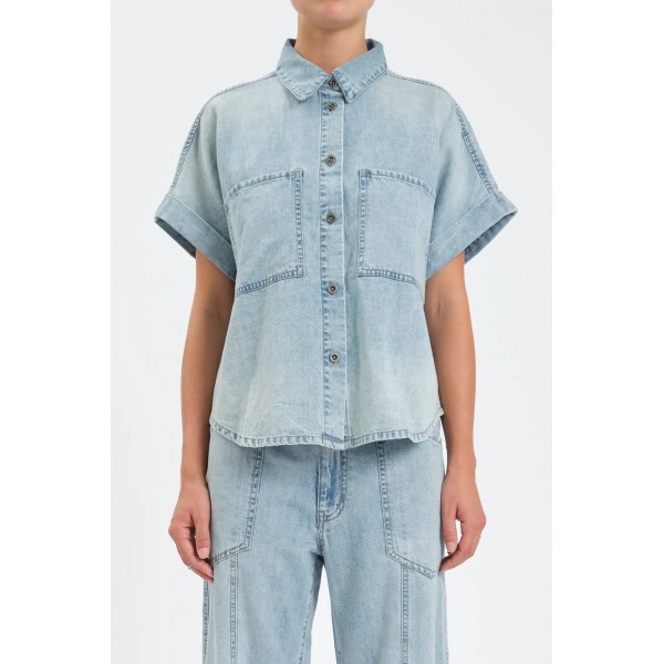 Shore Soft Dnm Top Shore Soft Dnm Top