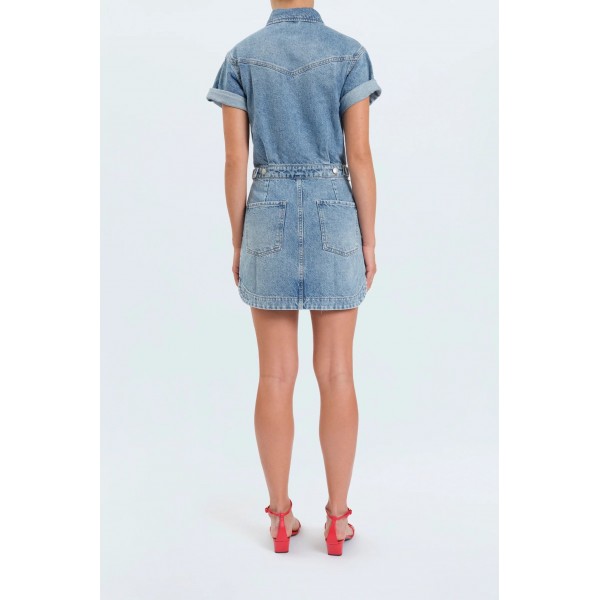 Plot Twist Denim Dress Plot Twist Denim Dress