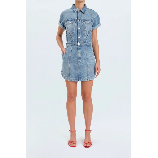 Plot Twist Denim Dress Plot Twist Denim Dress
