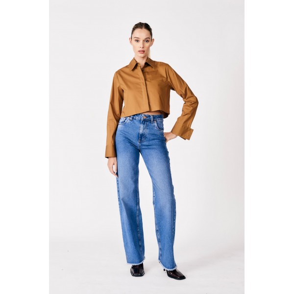 Honeybus Crop Shirt Honeybus Crop Shirt