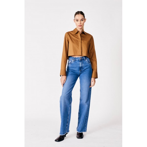 Honeybus Crop Shirt Honeybus Crop Shirt