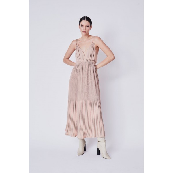Ossani Pleat Maxi Dress Ossani Pleat Maxi Dress