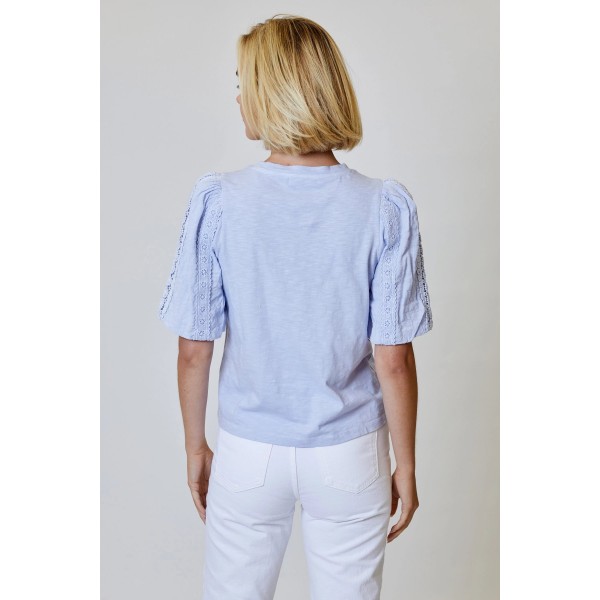 Eyelet Sleeve Tee Eyelet Sleeve Tee