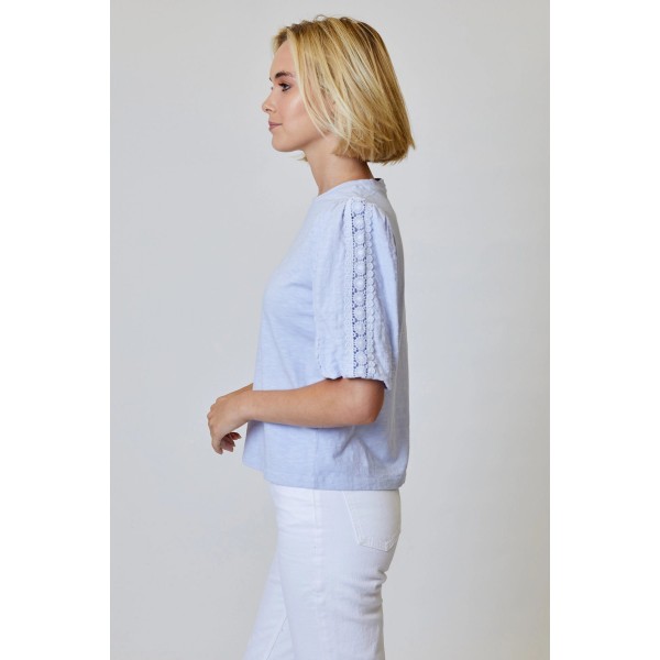 Eyelet Sleeve Tee Eyelet Sleeve Tee