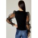 Organza Sleeve Top Organza Sleeve Top